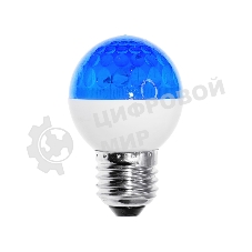 Лампа строб Neon-night e27 Ø50мм синяя