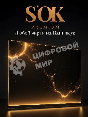 Экран для проектора S'OK Athena SGPSMS-442x249 на тросах с электроприводом, матовый, белый к
