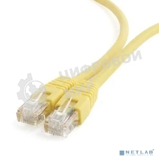 Патч-корд UTP Cablexpert cat.6, 1м, литой, многожильный, желтый