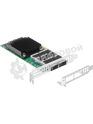 Сетевая карта MELLANOX ConnectX-6 Dx EN adapter card, 100GbE, Dual-port QSFP56, PCIe 4.0 x16, No Crypto, Tall Bracket