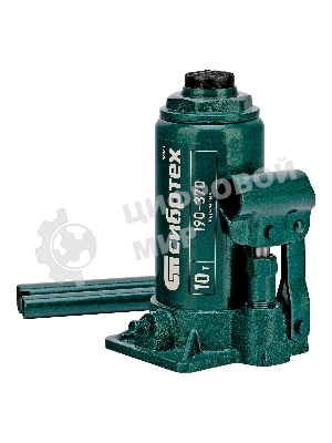 Домкрат гидравлический бутылочный Сибртех, 10 т, 190-370 мм