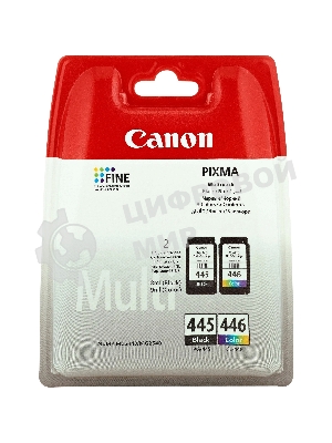 Картридж струйный Canon PG-445/CL-446 (8283B004), для Canon PIXMA MG2540, PIXMA MG2440, 4 цвета, 180 стр.