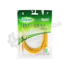 Патч-корд литой Aopen/Qust UTP кат.5е 2м желтый 