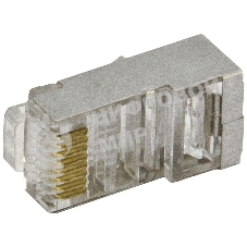 Коннектор сетевой (20 шт.) RJ45/экран.