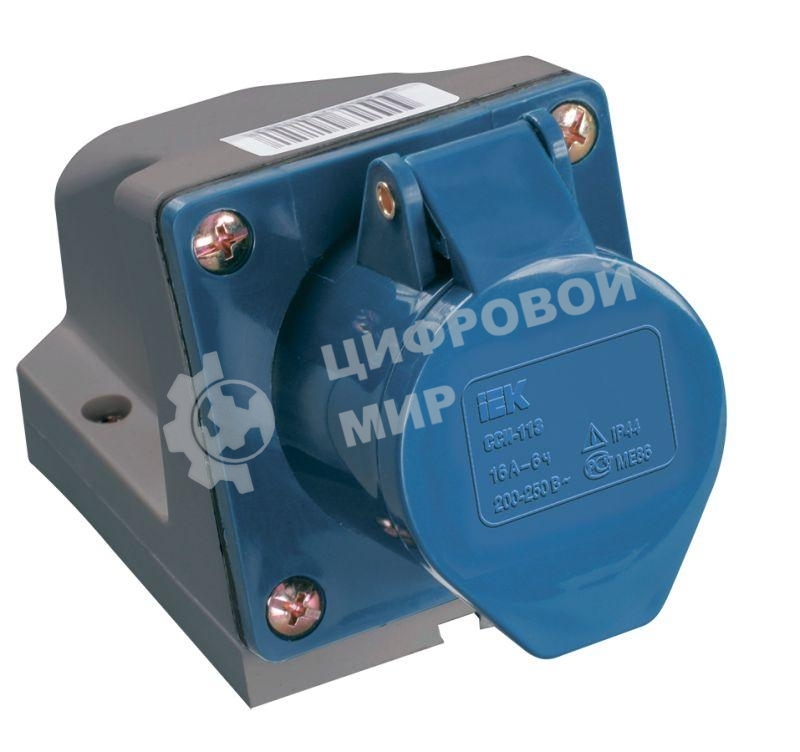 Розетка ОП 32А 220В 2P+PЕ ССИ-123 IP44 IEK PSR11-032-3