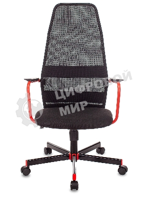 Кресло игровое Zombie ONE черный TW-01 3C11 сетка/ткань с подголов. крестовина металл