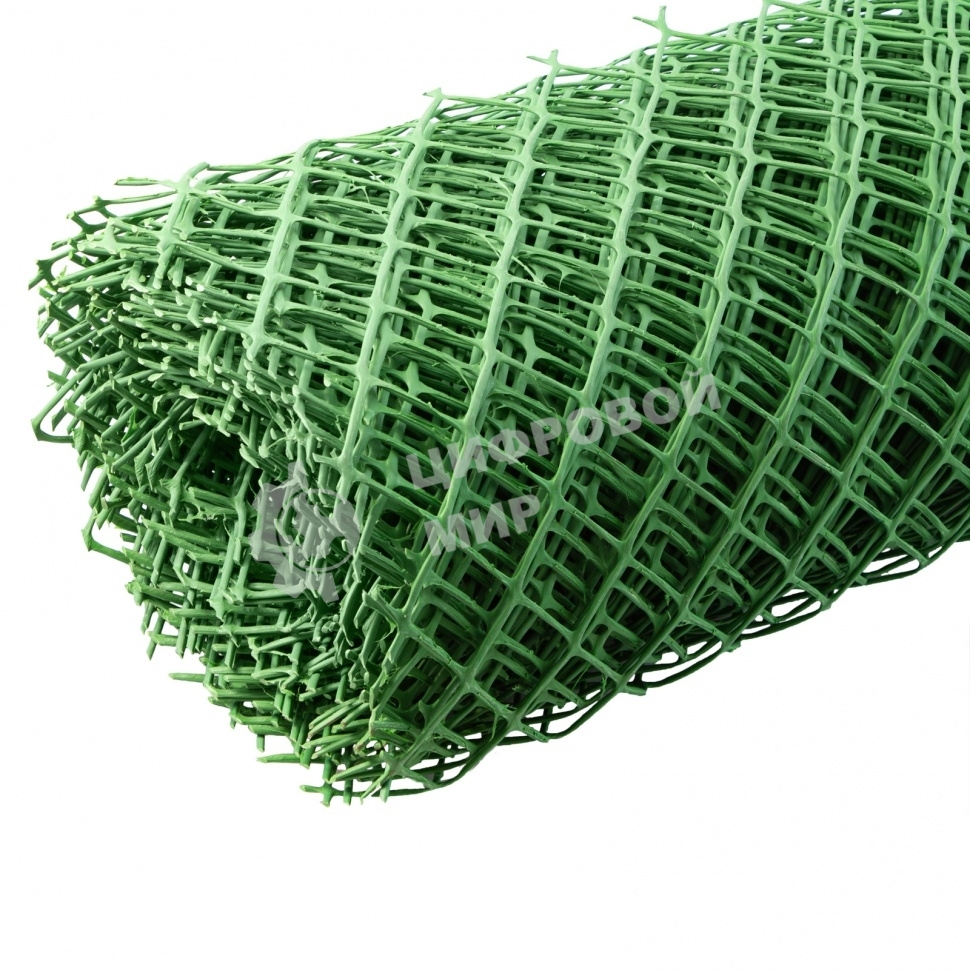 Заборная решетка Россия в рулоне 1,5x25 м ячейка 70x58 мм - хаки 64535