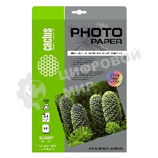 Фотобумага Cactus CS-GSA413050 A4/130г/м2/50л. глянцевое самоклей. для струйной печати
