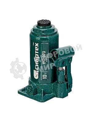 Домкрат гидравлический бутылочный Сибртех, 10 т, 190-370 мм