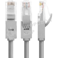 Патч-корд Greenconnect прямой 40.0m, UTP кат.5e, серый, позолоченные контакты, 24 AWG, литой, GCR-LNC03-40.0m, ethernet high speed 1 Гбит/с, RJ45, T568B Greenconnect Патч-корд прямой 40.0m, UTP кат.5e, серый, позолоченные контакты, 24 AWG, литой, GCR-LNC03-40.0m, ethernet high speed 1 Гбит/с, RJ45, T568B