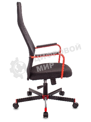 Кресло игровое Zombie ONE черный TW-01 3C11 сетка/ткань с подголов. крестовина металл