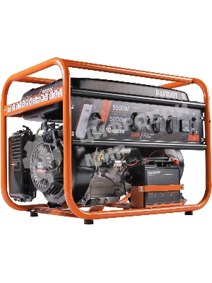 Электрогенератор бензиновый Patriot GRS 6500E, 5.5 кВт, 75 дБ, 76 кг