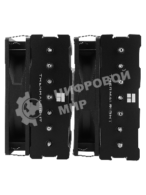Устройство охлаждения(кулер) Thermalright Phantom Spirit 120 SE Soc-AM5/AM4/1151/1200/1700 черный 4-pin 25.6dB Al+Cu 765gr Ret (PS120-SE)