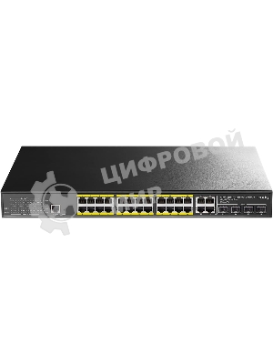 Коммутатор Cudy GS2028PS4-300W (L2) 28x1 Гбит/с 4SFP 24PoE+ 300W управляемый