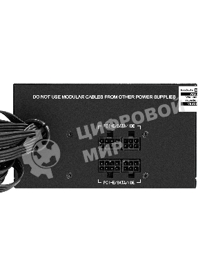 Блок питания серверный 500W ExeGate ServerPRO-500PAS (ATX, APFC, КПД 80% (80 PLUS), 12cm fan, 24pin, 2x(4+4)pin, 4xPCI-E, 6xSATA, 4xIDE, Cable Management, black)