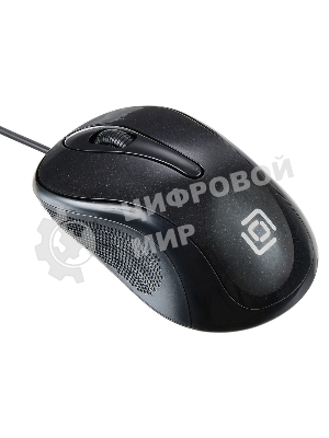 Мышь проводная Oklick 385M черный, 1000 dpi, USB, кнопки - 3
