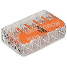 Клемма компактная Wago 221-415 5х(0,2-4,0 кв.мм)