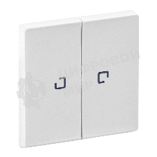 Лицевая панель для выключателя двухклавишного с подсветкой . Белая Valena LIFE. Лицевая панель для выключателя двухклавишного с подсветкой . Белая Valena LIFE.