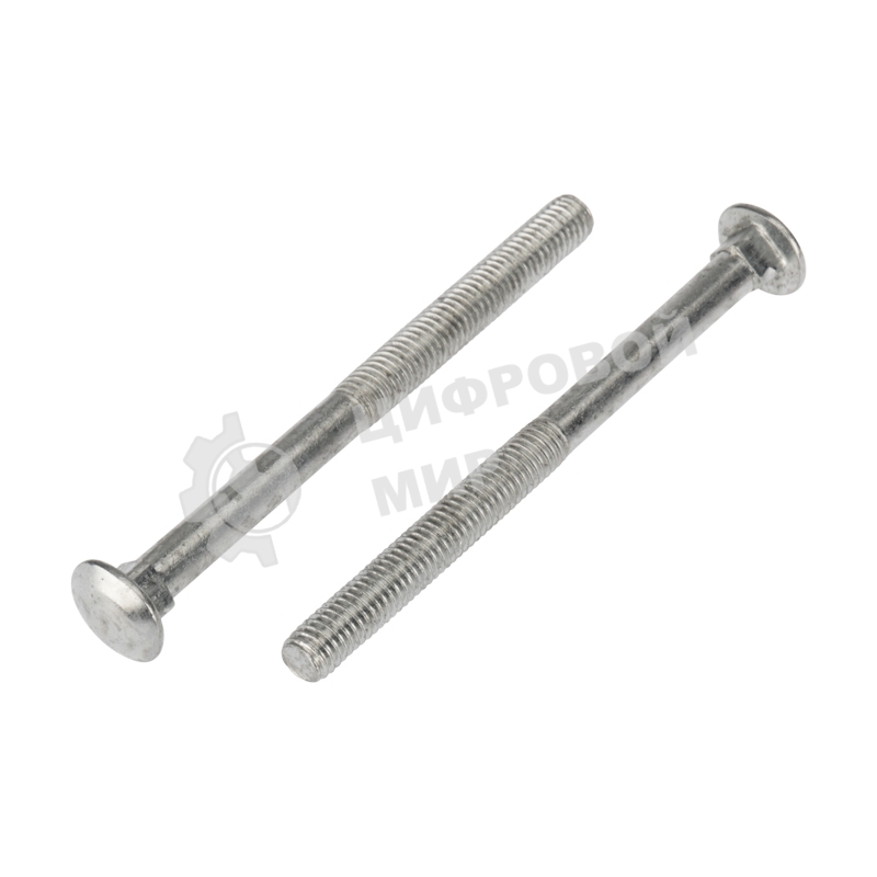 Болт мебельный Kranz DIN 603, 8х100, короб (25 шт./уп.)