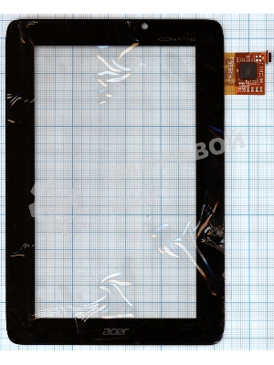 Сенсорное стекло (тачскрин) для Acer Iconia Tab A110. черное