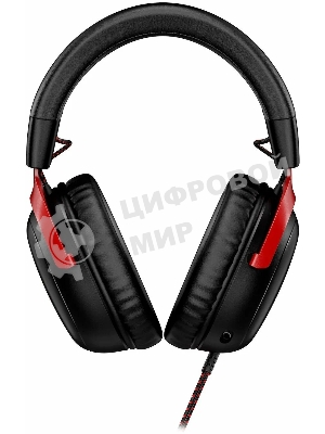 Гарнитура HyperX Cloud III чёрный-красный, проводная, 3.5 мм
