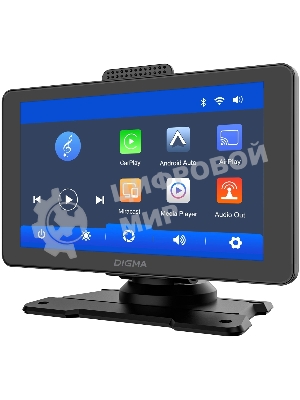 Автомобильный монитор Digma Smart Play 600, BT, Wi-Fi, CarPlay, Android auto 7