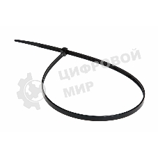 Хомут-стяжка кабельная нейлоновая Rexant 450 x 4,8 мм, черная, упаковка 100 шт.