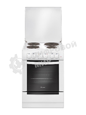 Плита электрическая Gefest 6140-01 белый, конфорок 4 электрических, духовка 55 л, 60 см x 85 см x 60 см