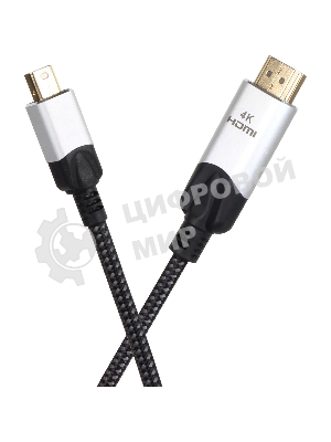 Кабель-переходник miniDisplayPort M-> HDMI M 4K@60Hz 1,5 м VCOM