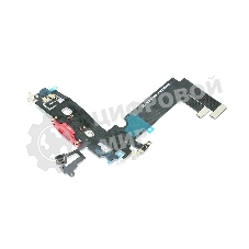 Шлейф с разъемом зарядки и микрофоном для Apple iPhone iPhone 12 Mini красный