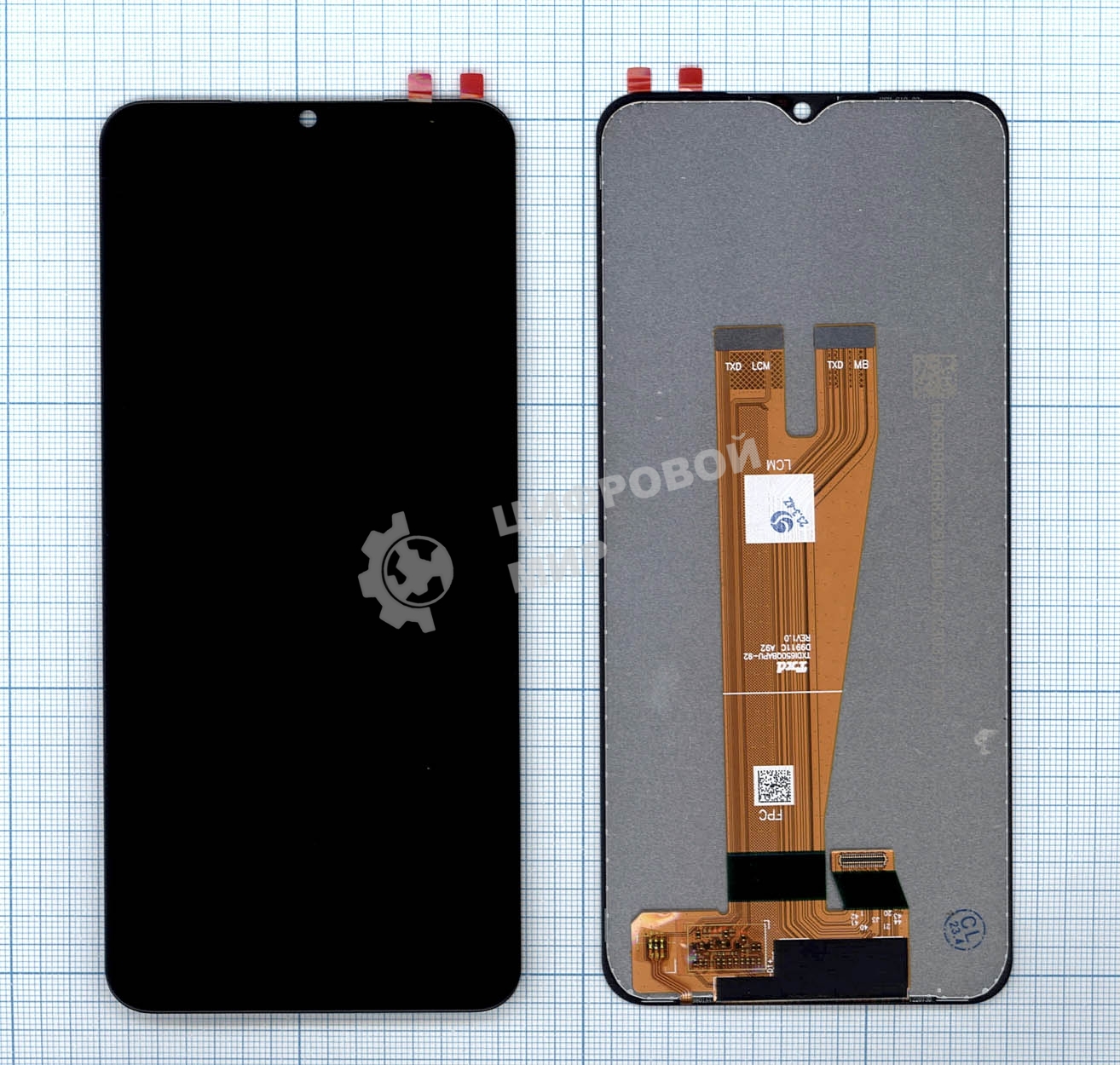 Дисплей (модуль) для Samsung Galaxy A04 SM-A045F в сборе с тачскрином черный