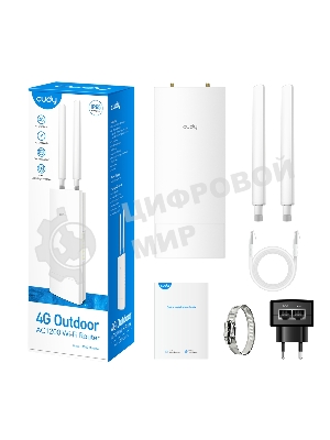 Точка доступа Cudy LT500 (LT500 OUTDOOR) AC1200 4G белый