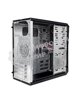 Компьютерный корпус ExeGate EX284027RUS Minitower BA-202 Black, mATX, без БП, 2хUSB, Audio