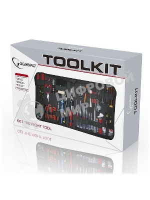 Набор инструментов Gembird TK-Elec (63 предметов)