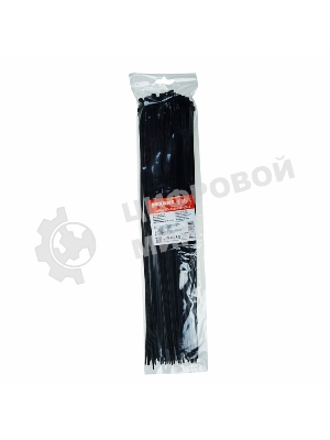 Хомут-стяжка кабельная нейлоновая Rexant 450 x 4,8 мм, черная, упаковка 100 шт.