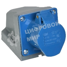 Розетка ОП 16А 220В 2P+PЕ ССИ-113 IP44 IEK PSR11-016-3