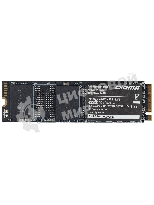 Накопитель SSD Digma Mega S3 DGSM3512GS33T, 512Gb, PCIe 3.0 x4, M.2 2280, NVMe, R/W 2080/1700