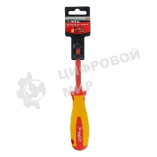 Отвертка Matrix Insulated, PH2 x 100 мм, CrMo, до 1000 В, двухкомп.рукоятка