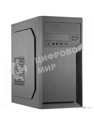 Компьютерный корпус с блоком питания 500Вт./Case Foxline FL-702, mATX, 1x5.25EXT, 1x3.5EXT, 2x3.5INT, 2xUSB 2.0, HDA, w/o FAN, w/500W ATX PSU, w/1.2m EU pwr cord