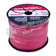 Провод ПГВА Rexant 1х1.50 мм², красный, бухта 100 м