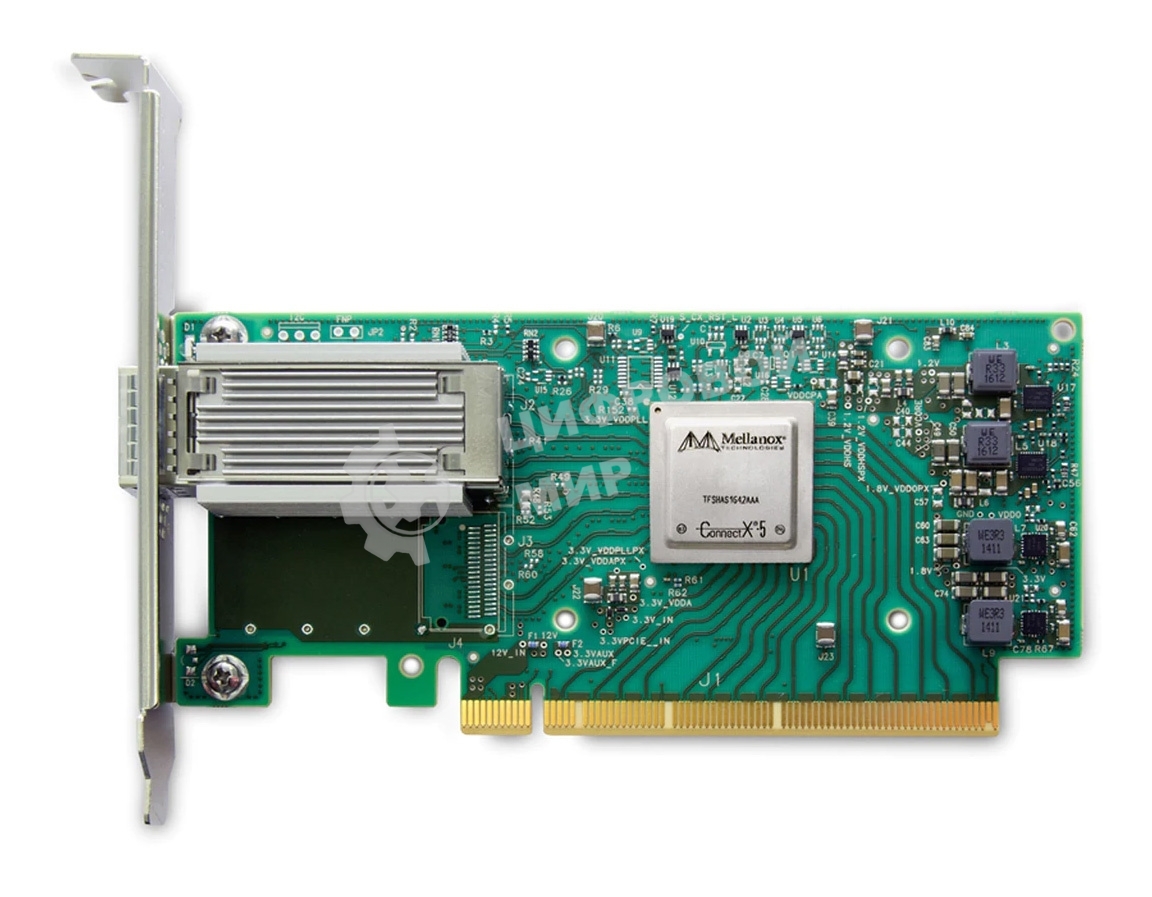 Сетевая карта MELLANOX ConnectX®-5 EN network interface card, 100GbE single-port QSFP28, PCIe3.0 x16, tall bracket, ROHS R6