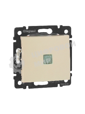 Выключатель Legrand 774310 Valena 10А c подсветкой, сл. кость