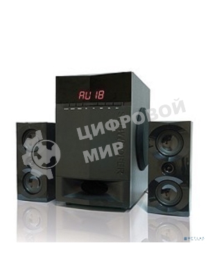 Акустическая система Dialog Progressive AP-230 BLACK акустические колонки 2.1, 35W+2*15W RMS, Bluetooth, USB+SD reader