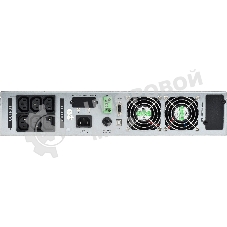 Источник бесперебойного питания Online Rackmount 3кВА/3кВт, однофазный с LCD дисплеем 72VDC с АКБ 2U 6х7AH
