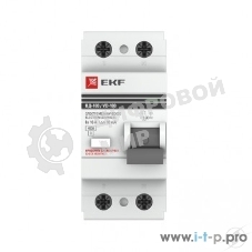 Выключатель дифференциального тока (УЗО) 2п 63А 300мА тип AC ВД-100 PROxima (электромех.)