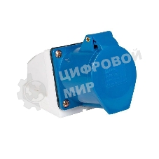 Розетка наруж. уст. 16А 220В 2Р+РЕ IP44 (113) EKF ps-113-16-220