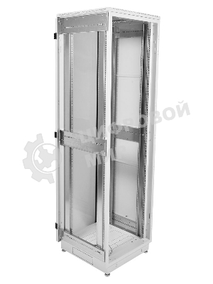 Шкаф телекоммуникационный напольный 42U (600x800) дверь перфорированная 2 шт. (3 места), ШТК-М-42.6.8-44АА