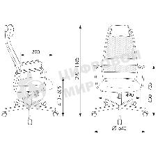 Кресло игровое Zombie ONE черный TW-01 3C11 сетка/ткань с подголов. крестовина металл
