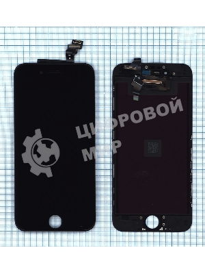 Дисплей Amperin для Apple iPhone 6 в сборе с тачскрином (IPS), черный