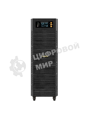 Источник бесперебойного питания On-line ExeGate PowerExpert TL-575-10kVA.192V.LCD.AVR.T.USB.RS232.SNMP 10000VA/10000W, On-Line, PF=1, LCD, клеммы, RS232, USB, SNMP-slot, встроенные батареи 12V 7.2Ah - 16шт, возможность подключения до 4 внешних батарейных блоков 192В, Tower, металлический корпус на колесиках, черный